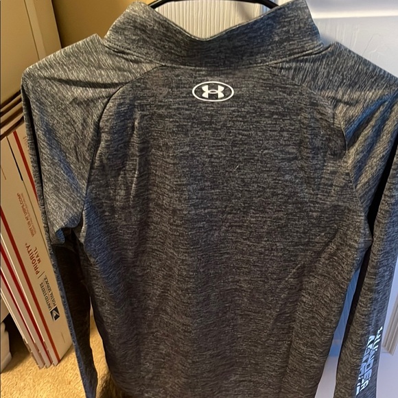 Under Armour Gray Quarter-Zip Pullover - Picture 4 of 4